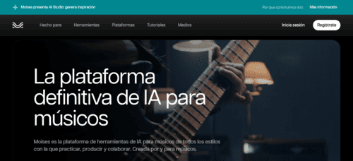 Moises.ai - Inteligencia Artificial IA - iainteligenciaarttificial.es